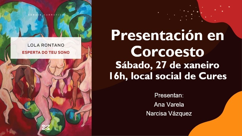 Presentacion Libro Lola Rontano en Corcoesto