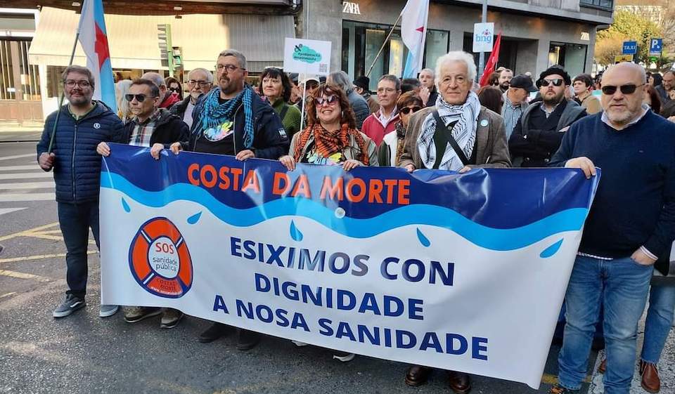 Manifestacion SOS Sanidade Publica Compostela