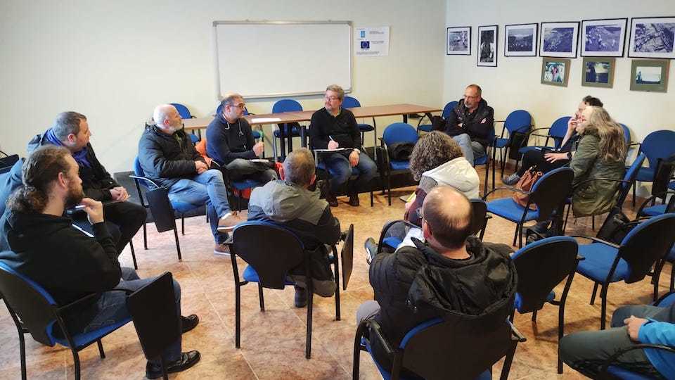 Encontro sector mar Muxía BNG