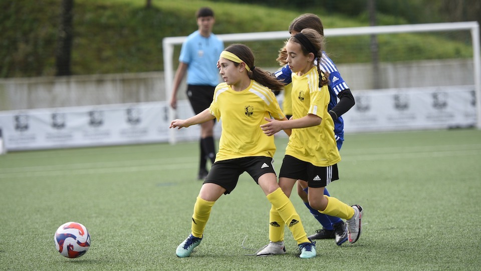 Seleccion da Costa sub11 feminina en xogo