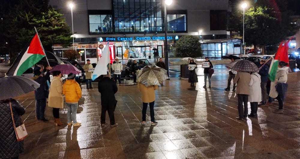 Concentracion en Cee por Palestina