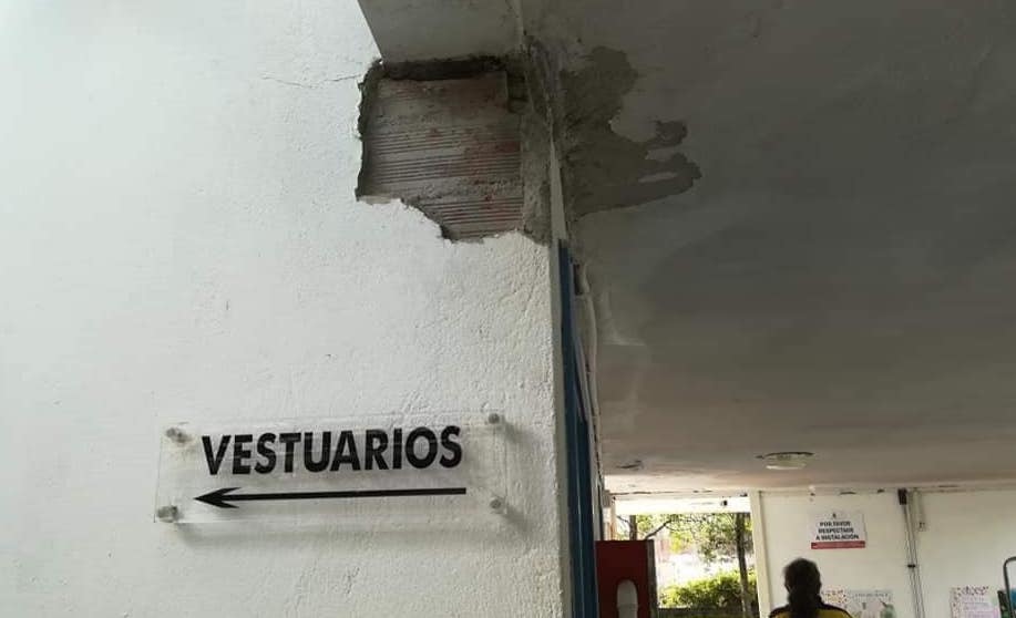 Pavillon de Muros abandonado