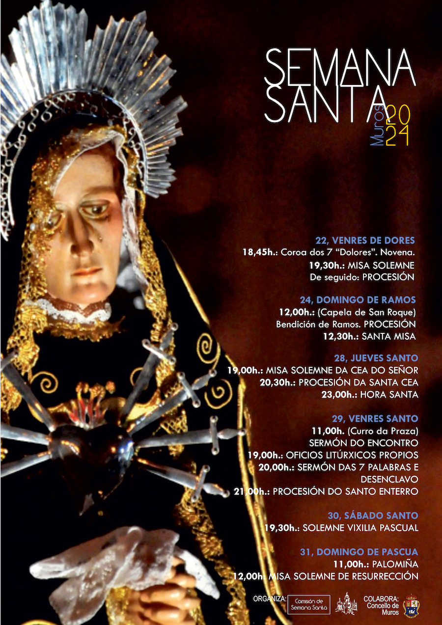 CARTEL SEMANA SANTA Muros 2024