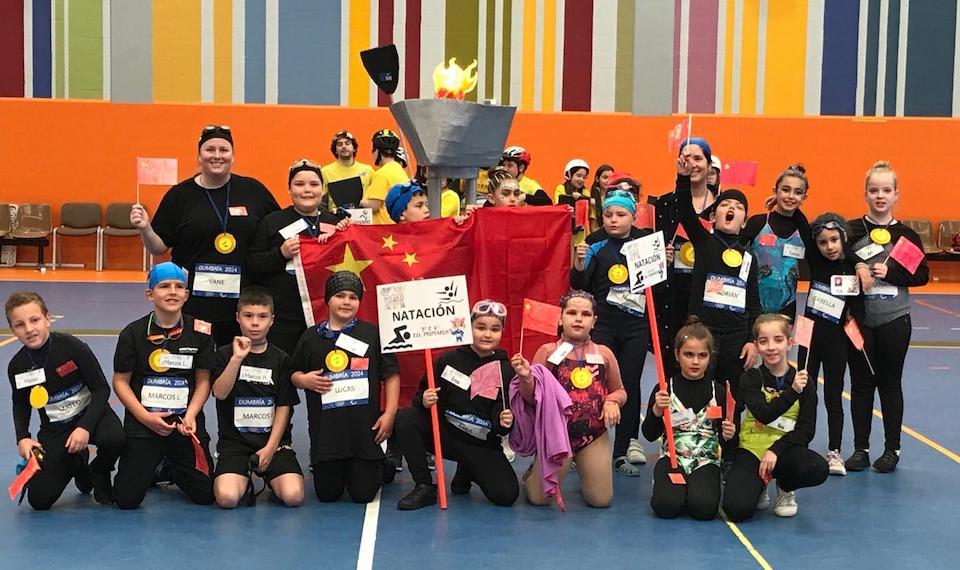 Xogos Olimpicos Dumbria-Natacion sincronizada