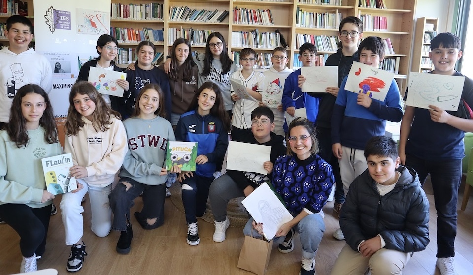 Irene Mira no IES de Baio 2