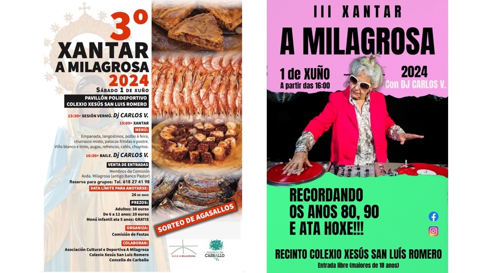 Xantar da Milagrosa de Carballo 2024