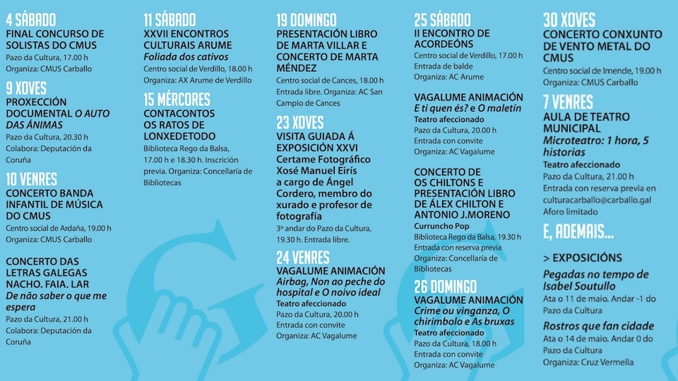 Programa das Letras Carballo 2024 2