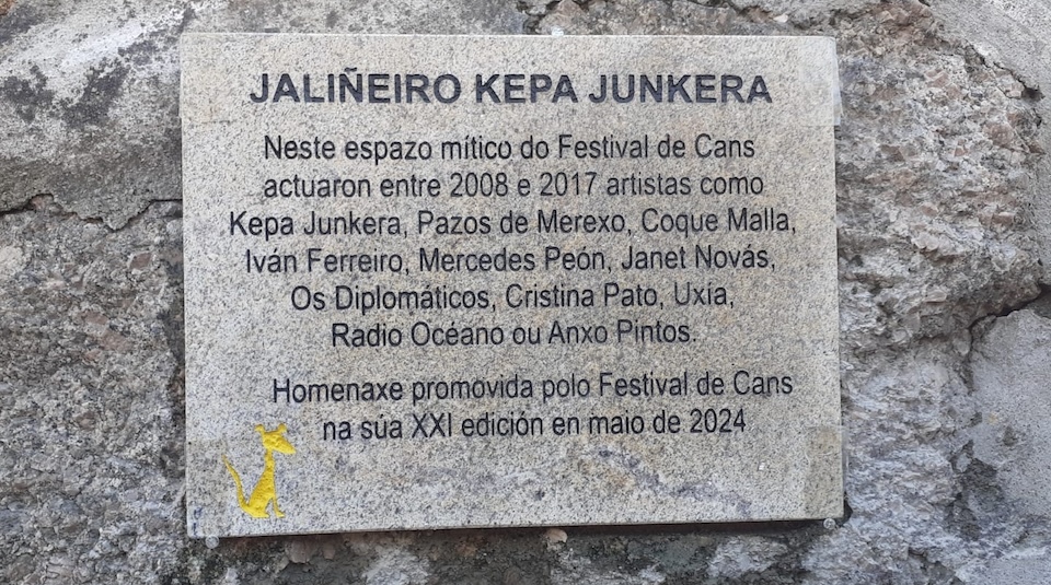 Ghalineiro dedicado a Kepa Junquera en Cans