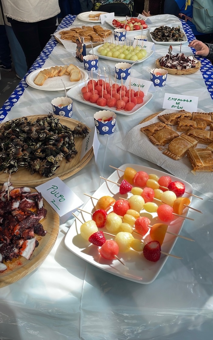 Pinchos no Mercado de Corcubion