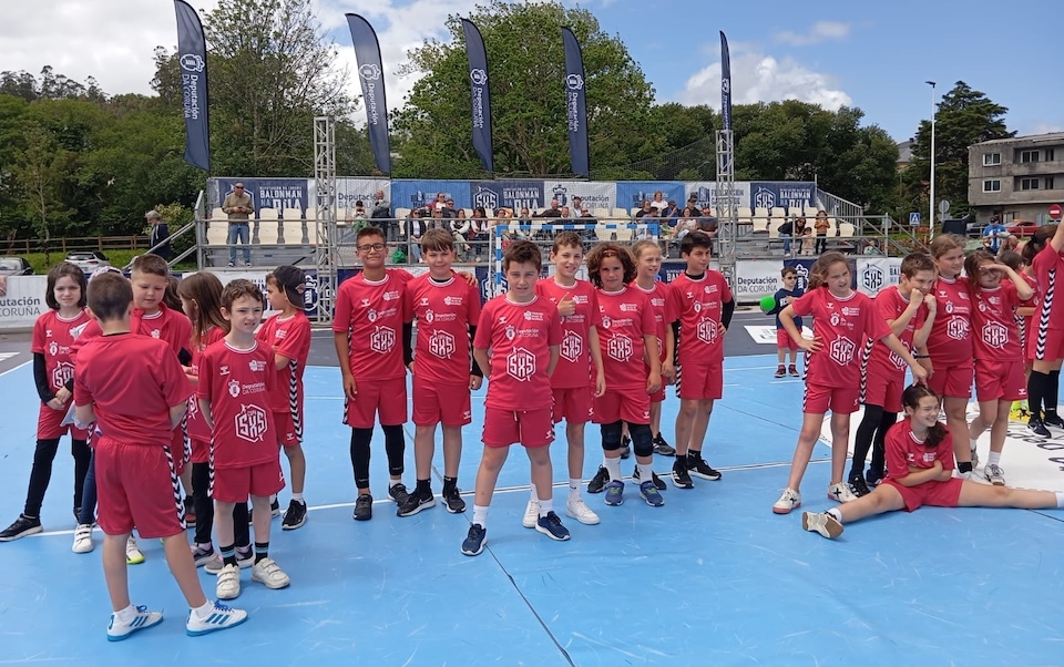 Balonman na rua en Zas 3