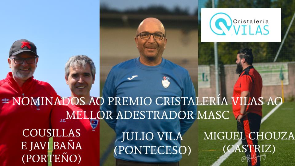 Nominados Mellor Adestrador Masc Gala Futbol da Costa-QPC-2024