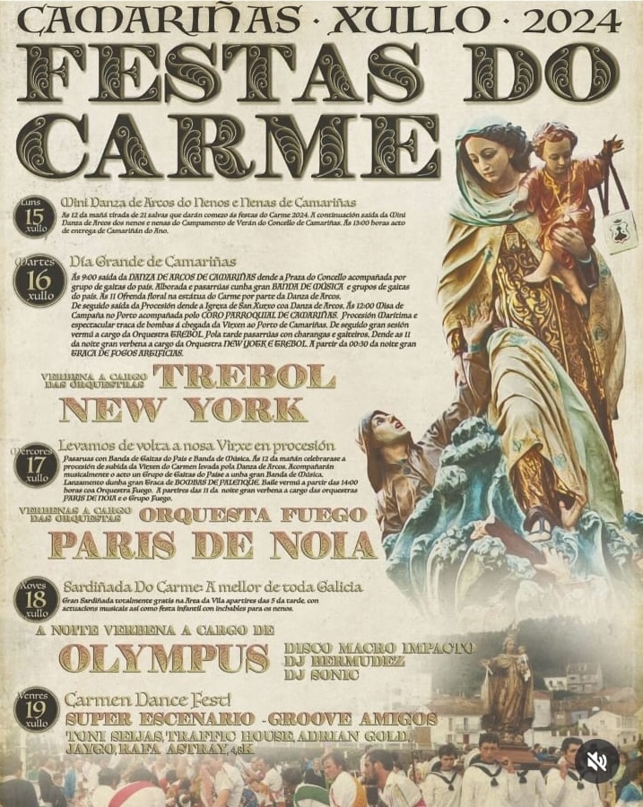 Festas do Carme de Camarinas 2024