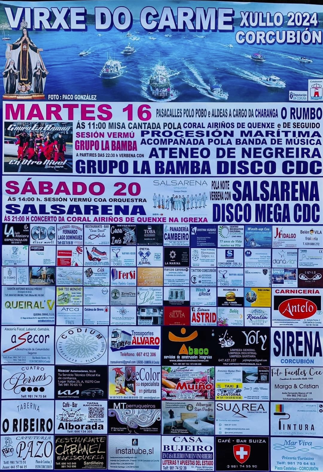 Festas do Carme de Corcubion 2024