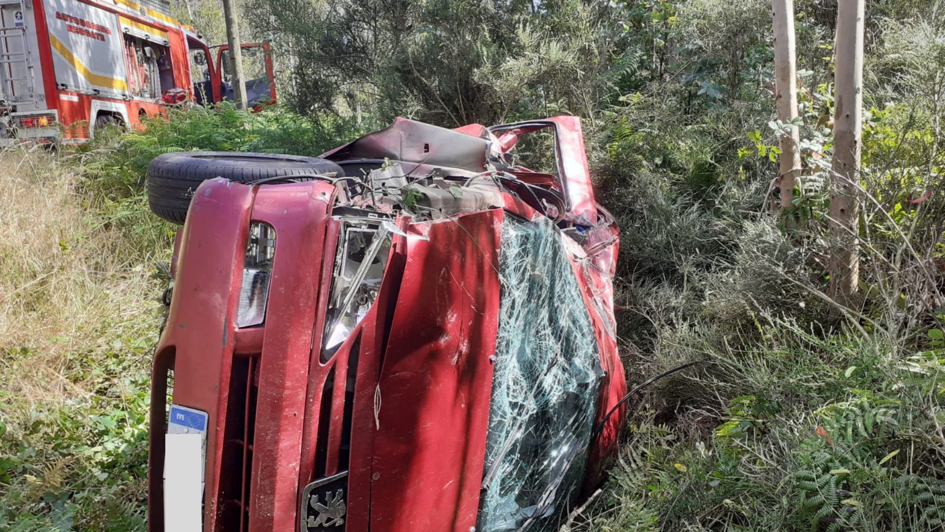 CCIA CORUNA - ACCIDENTE SANTA COMBA