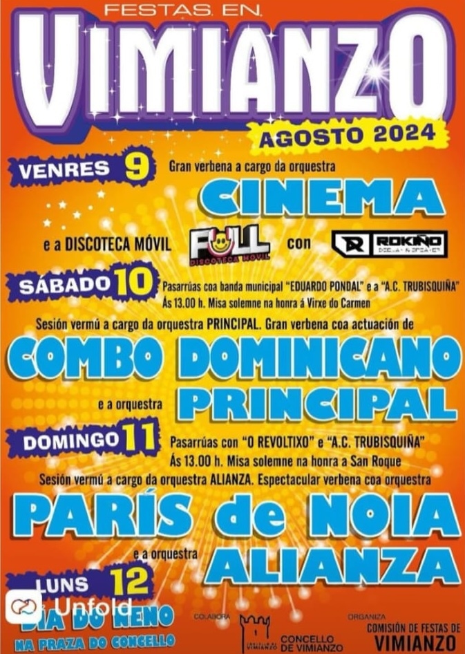 Festas de Vimianzo agosto 2024