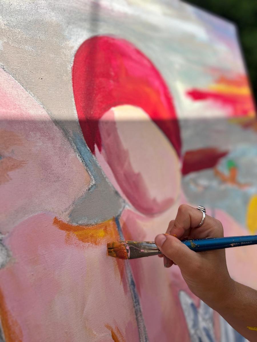 Carica Pola Paz no camping Lago mar 2