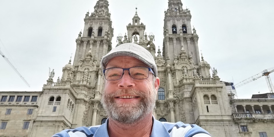 Steffen A. Pfeiffer en Obradoiro