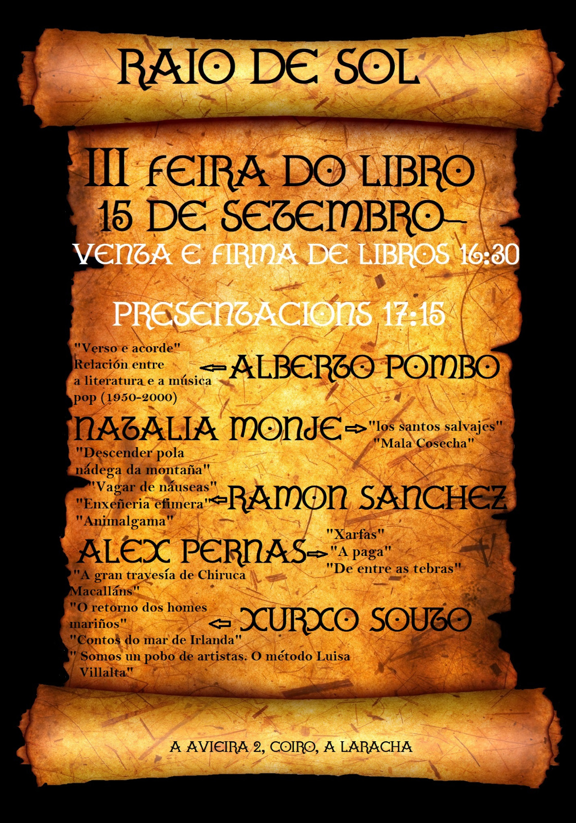 Feira do Libro Coiro Raio de Sol