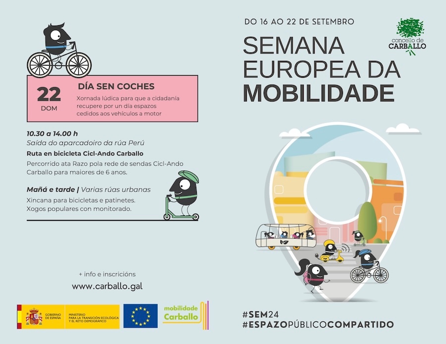 semana europea da mobilidade Carballo 2024
