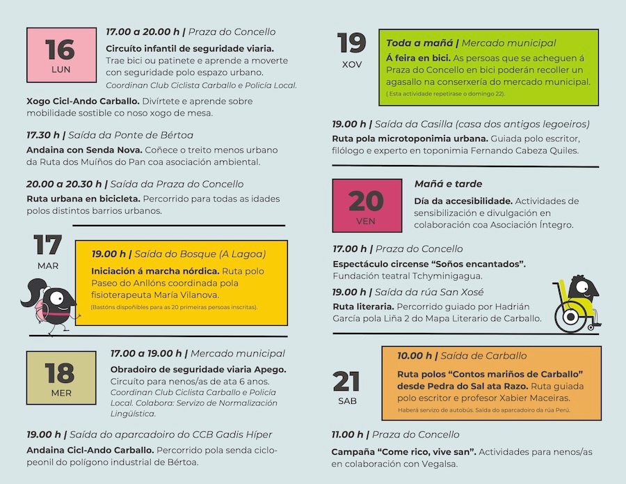 semana europea da mobilidade Carballo 2024 2