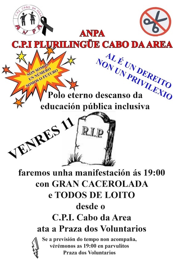 Concentracion en laxe contra os recortes 2