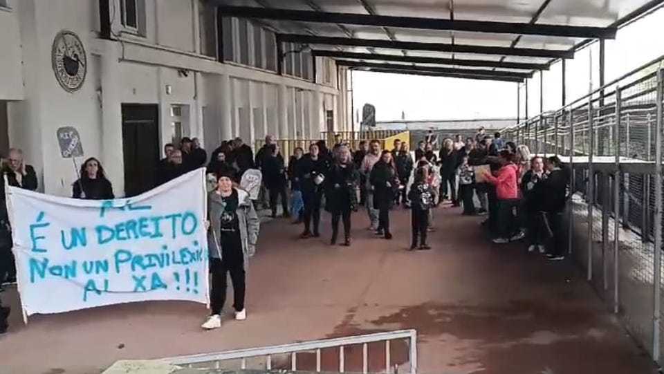 Concentracion Recortes en Laxe