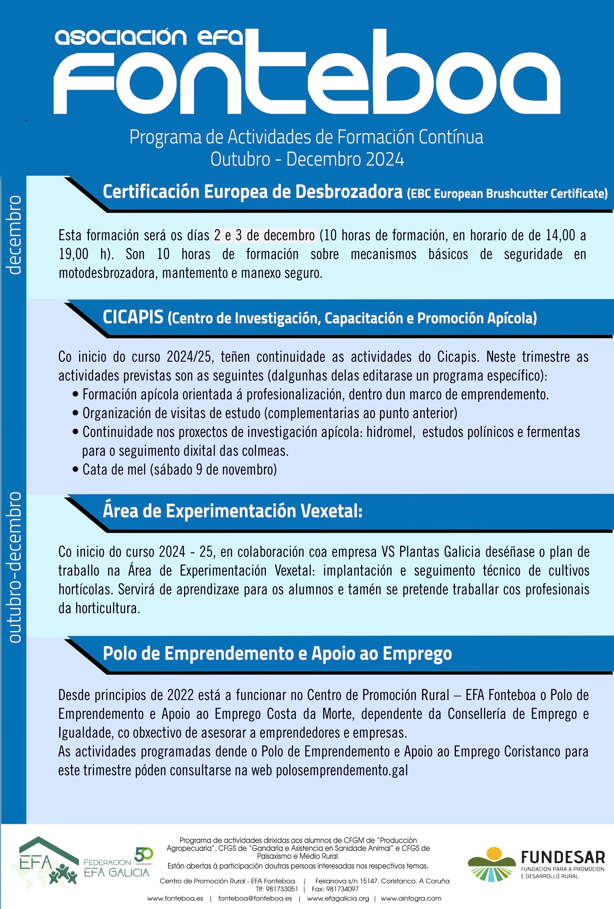 Programa Actividades Fonteboa Decembro 2024