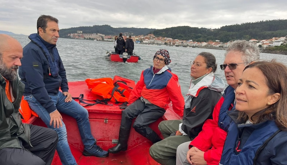 20241015 conselleiro entrega de semente Corcubión 1