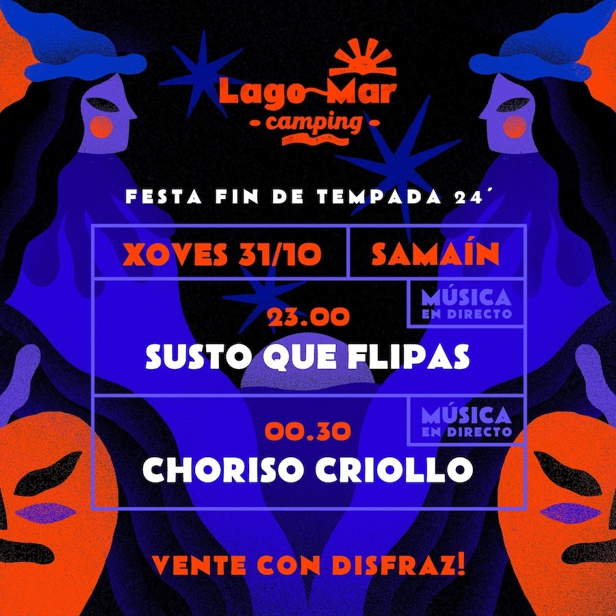 Susto que flipas no Camping de Merexo