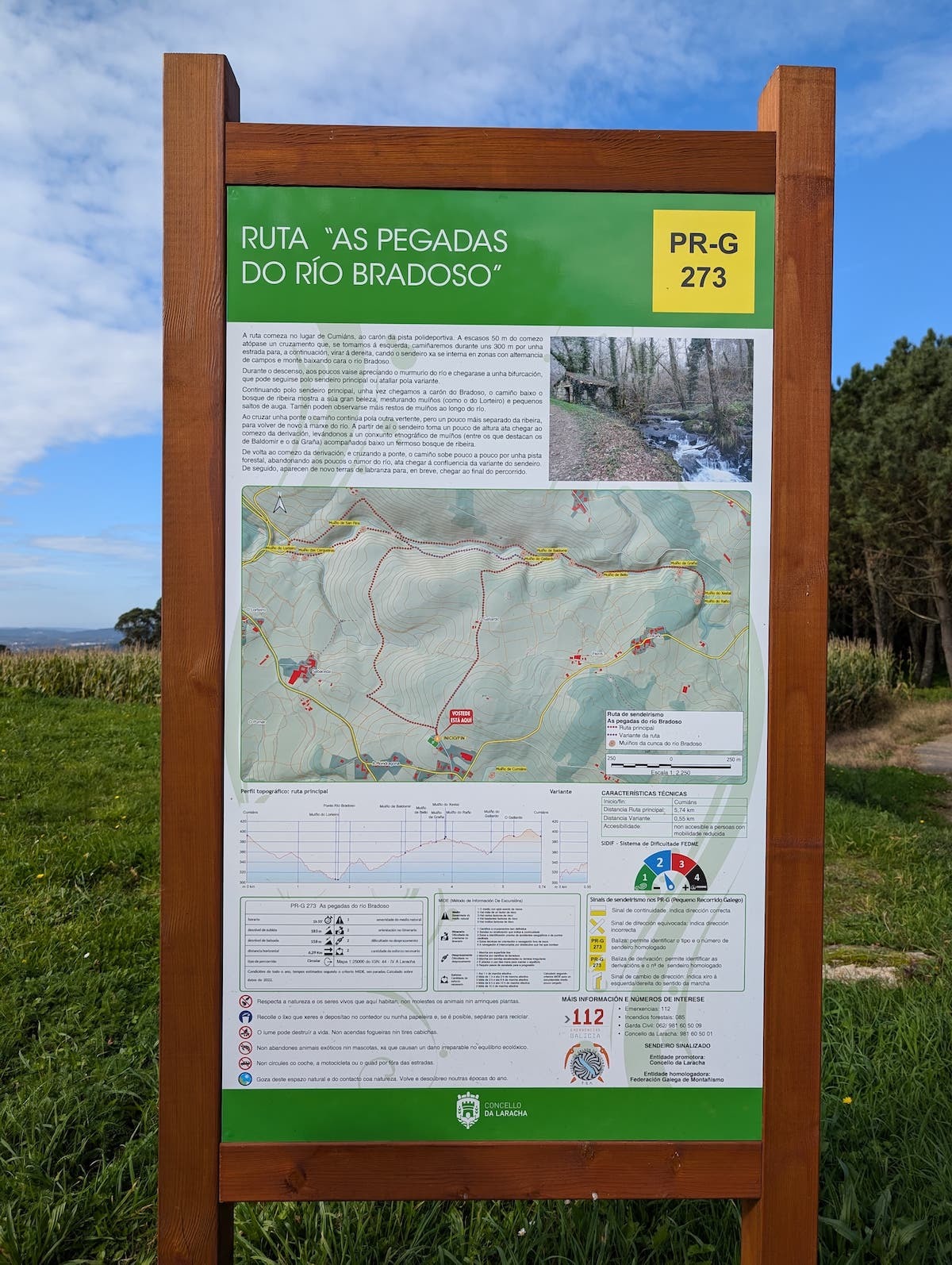 Recunchos da Costa-Ruta do Rio Bradoso-Laracha 0