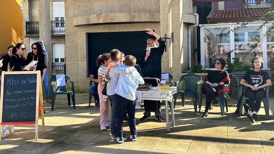 Misa polo ensino publico en Carnota 3