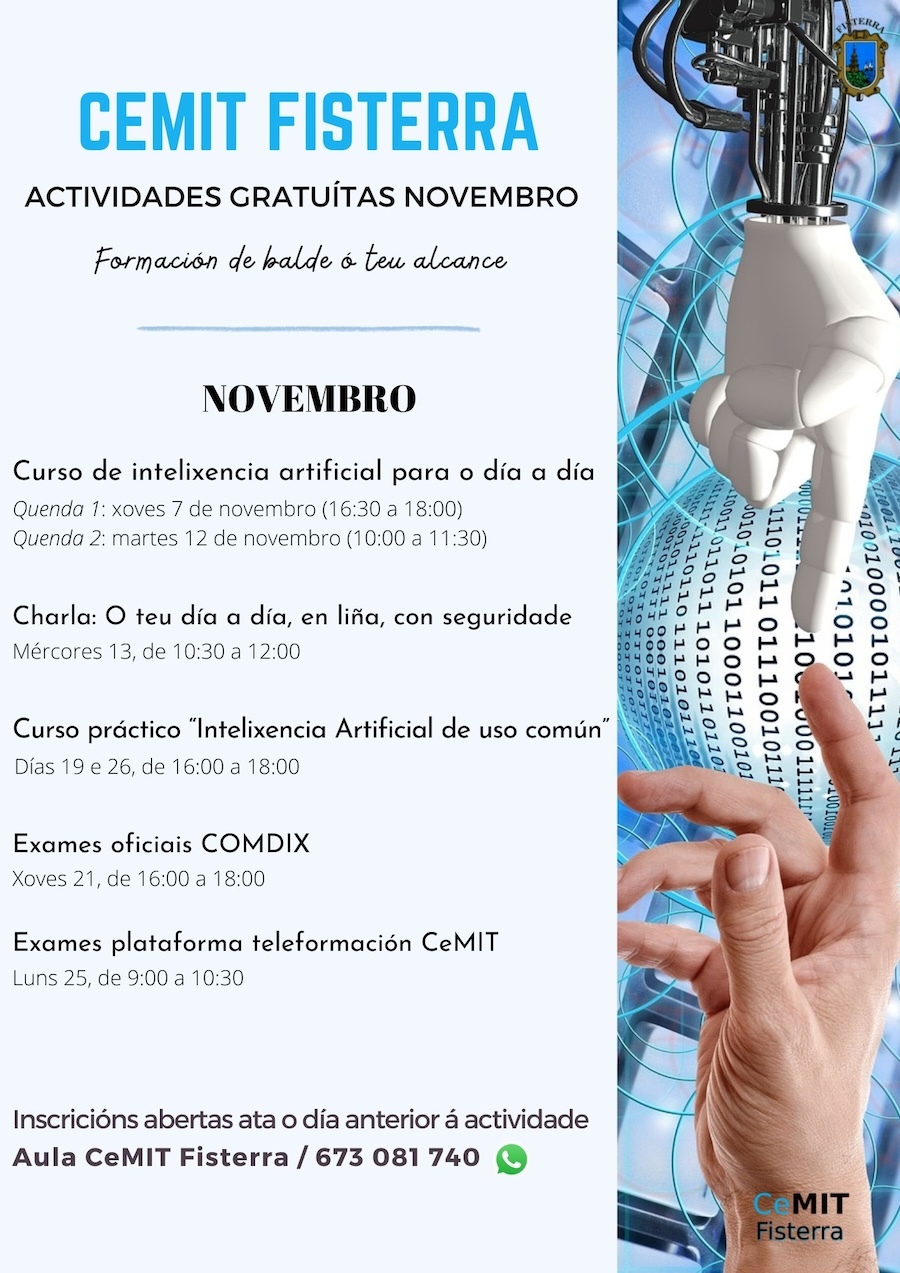 Cursos Novembro Aula Cemit Fisterra