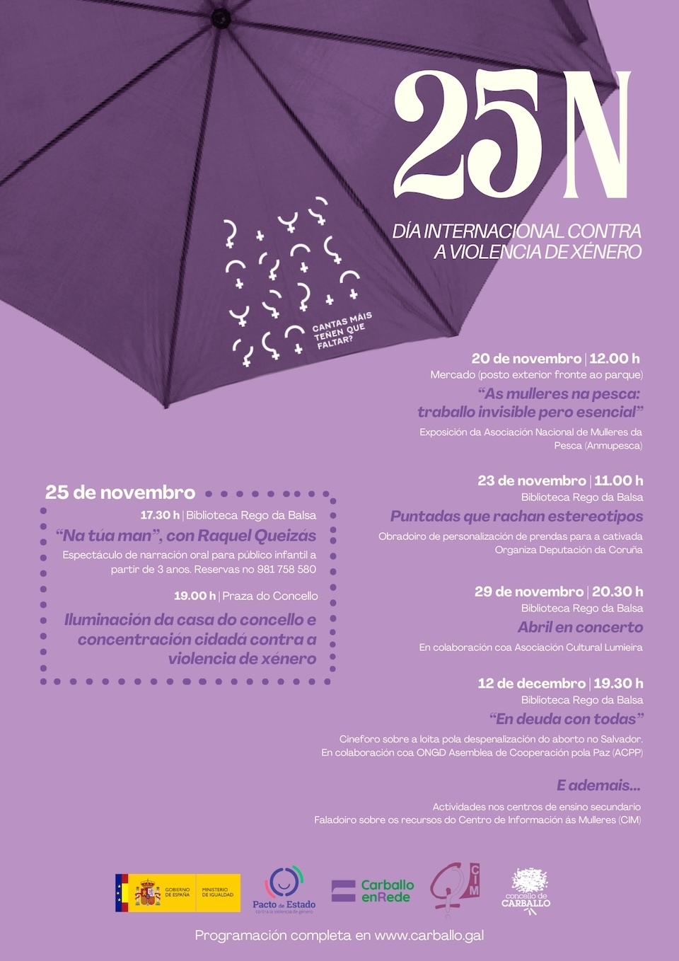 cartel_25N_Carballo 2024