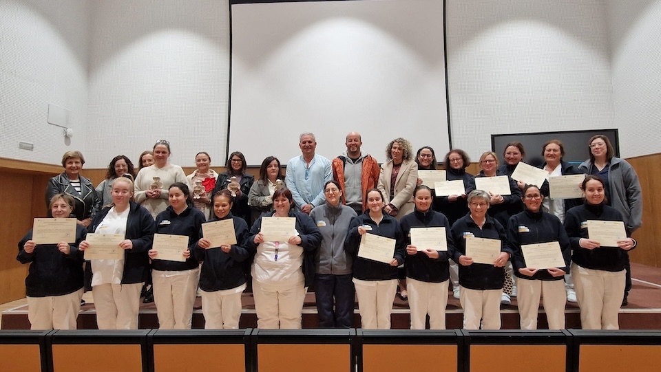 Obradoiro de Emprego Carballo Coida diplomas 