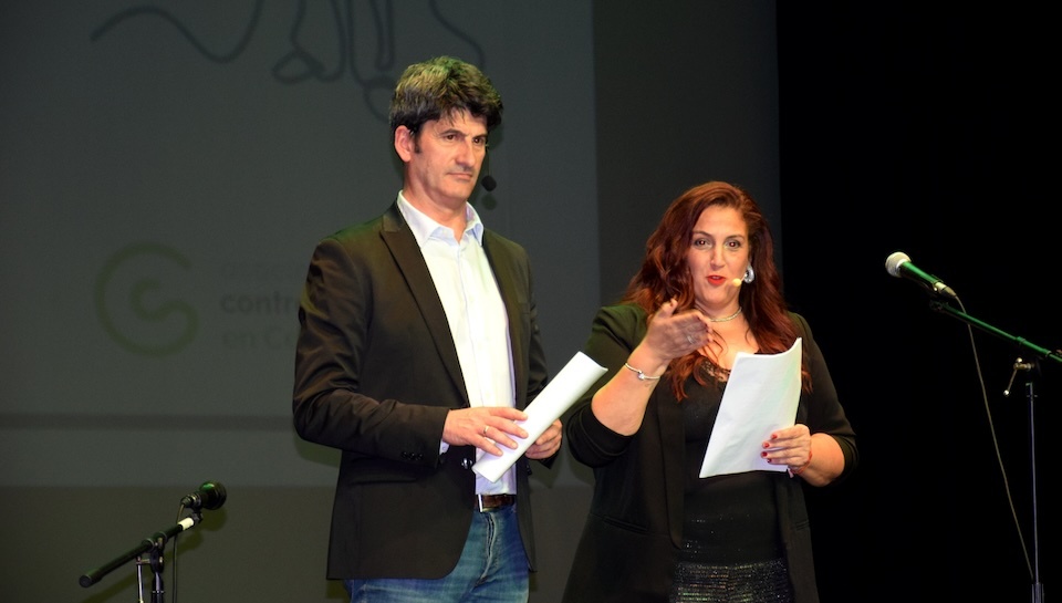 Toño Casais e Belén Lema Conde no Festival AECC de Cee