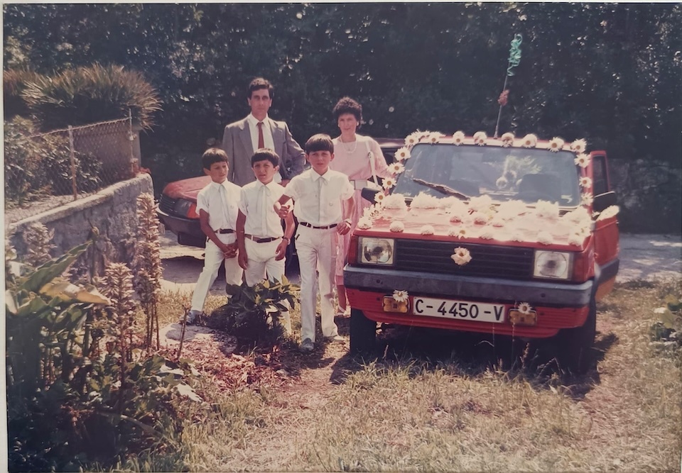 Jose Maria Minones e Estrella Garcia de Baio e 3fillos