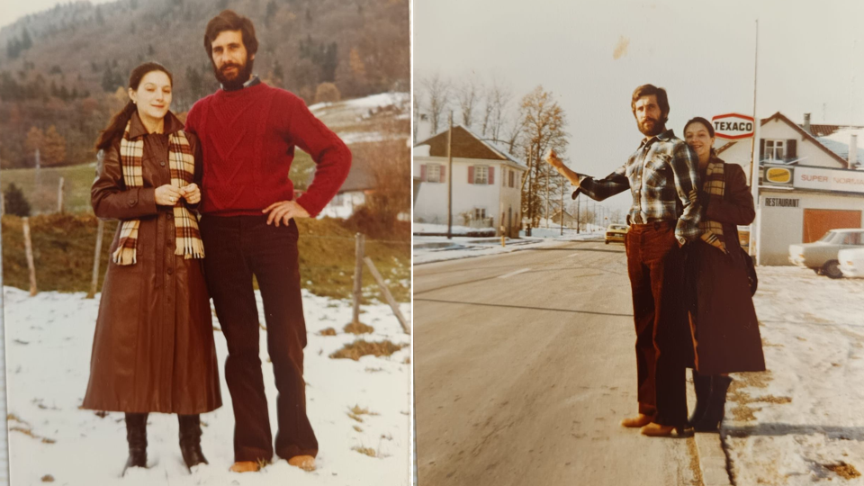 Jose Maria Minones e Estrella Garcia de Baio en Suiza