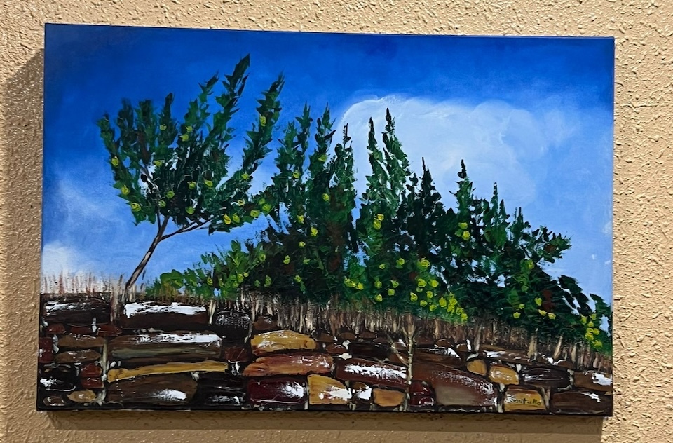 Exposicion de Isabel Soutullo no Cruce de Ponteceso