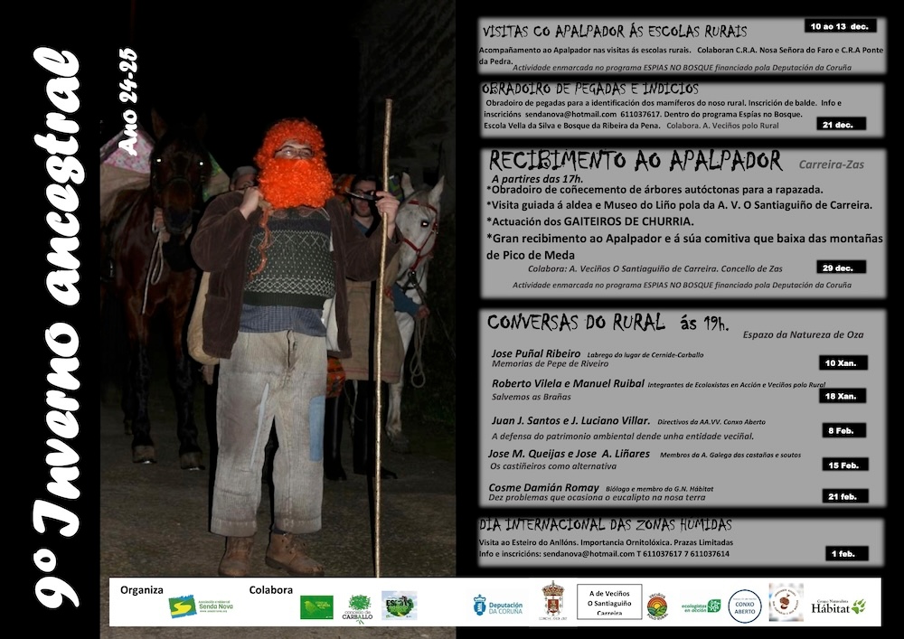 cartel 9 Inverno Ancestral senda Nova