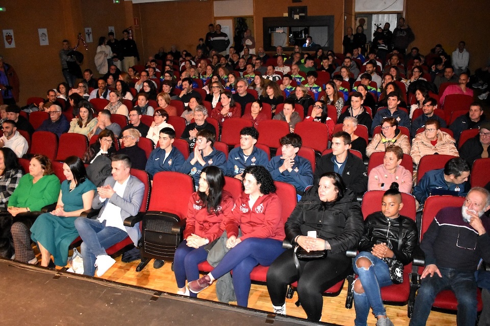 Auditorio de Muros cheo na Gala do Deporte