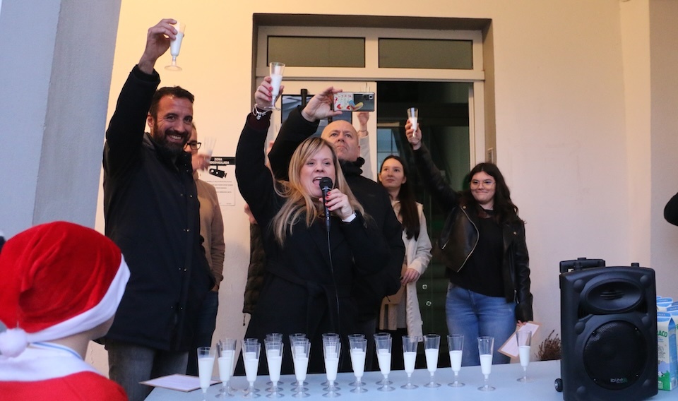 Brinde Leiteiro de Fin de Ano en Mazaricos