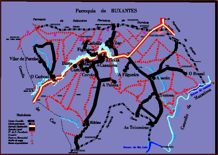 mapa de buxantes-dumbria 2