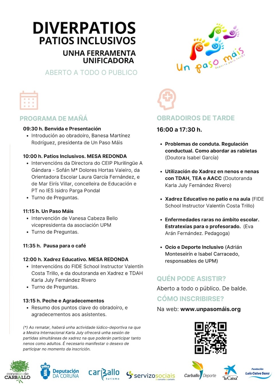 Programa Patios Inclusivos Un Paso máis