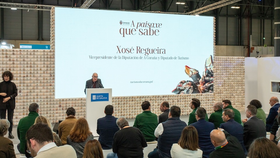 XOse Regueira en Fitur coa Deputacion