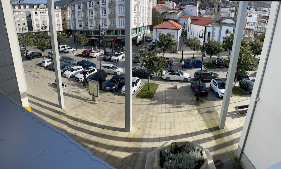 Os taxis de Cee colapsando o centro