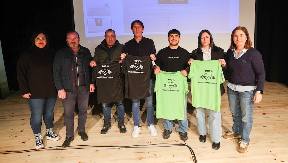charla sobre actividade fisica en Malpica