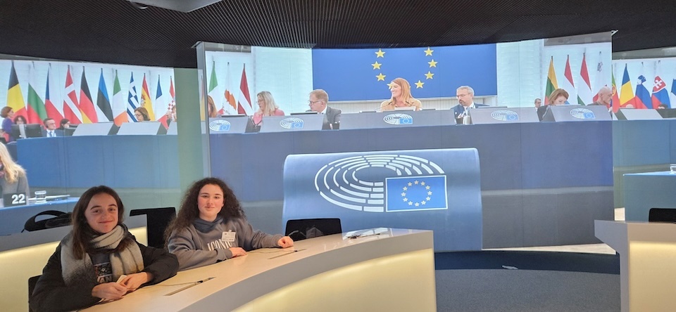 Alumnado do IES Ponte do Porto no Parlamento de Estrasburgo 3
