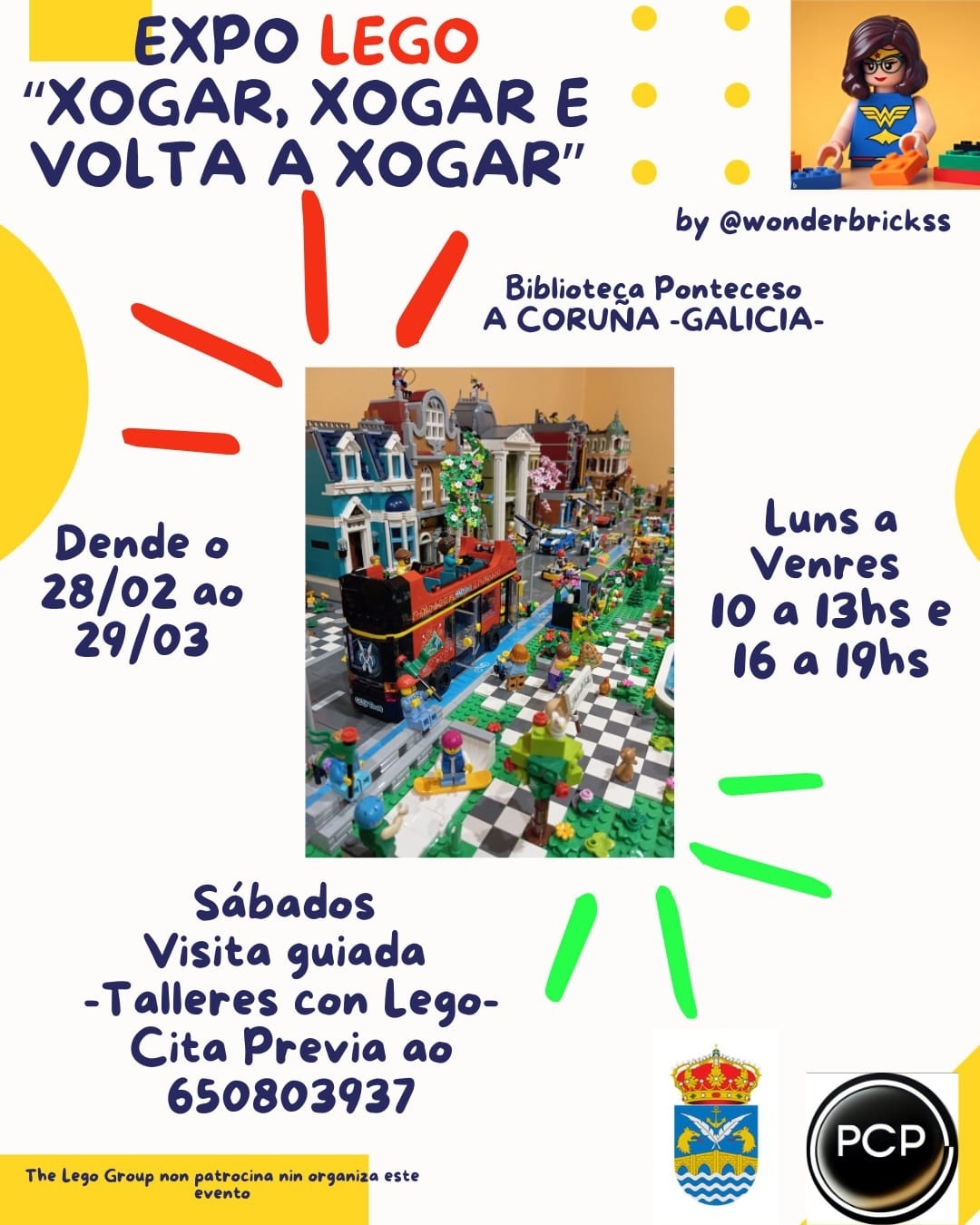 Mostra Lego Wonderbirckss Ponteceso