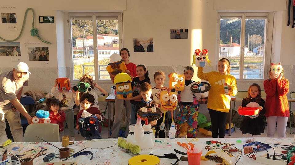 Mascaras de Entroido no Pindo con Sven 2