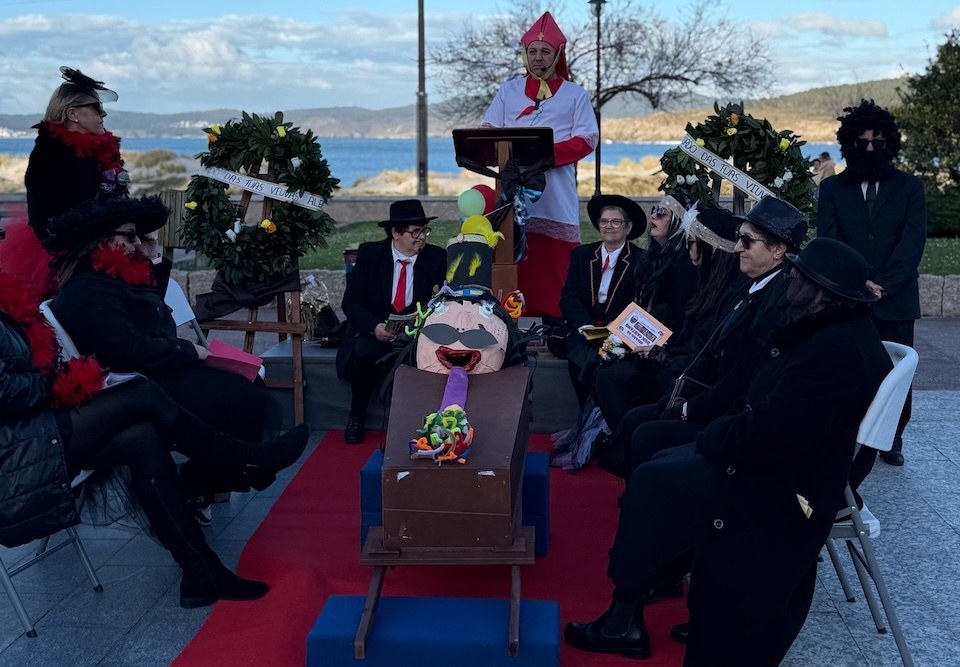 Enterro do Cayetano de Laxe no Entroido 2025